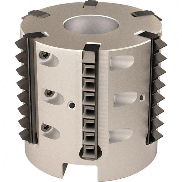 Vargus - 2.478" Cut Diam, 7.874" Max Depth of Cut, 1" Arbor Hole Diam, 1" Shank Diam, Internal/External Indexable Thread Mill - Insert Style 41B, 6 Inserts, Toolholder Style RTMC-D, 2" OAL - Exact Tool & Supply
