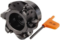 Kennametal - 76.2mm Cut Diam, 8mm Max Depth, 1" Arbor Hole, 6 Inserts, RD.. 1604... Insert Style, Indexable Copy Face Mill - KDM300 Cutter Style, 50.04mm High, Series KDM - Exact Tool & Supply