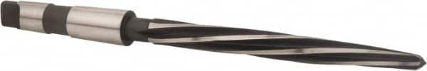 Alvord Polk - 3/4" Reamer Diam, 7/16" Small End Diam, 3MT Morse Taper Shank, 7-3/8" Flute, Bridge Reamer - Exact Tool & Supply