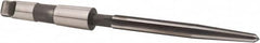 Alvord Polk - 1-3/8" Reamer Diam, 1-1/16" Small End Diam, 4MT Morse Taper Shank, 7-3/8" Flute, Bridge Reamer - Exact Tool & Supply