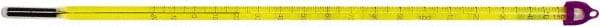 H-B Instruments - 20 to 500°F, PTFE Encapsulated Thermometer - 3 Inch Immersion Length, 2° Division Graduation - Exact Tool & Supply