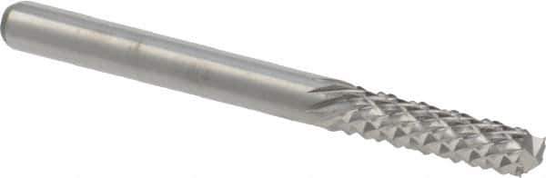 M.A. Ford - 1/8" Diam, 1/2" LOC, End Mill End, Solid Carbide Diamond Pattern Router Bit - 1-1/2" OAL, 1/8" Shank Diam - Exact Tool & Supply