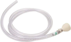 Unger - 6' Long Water Hose - 1" Diam, Plastic, Hot Water Compatible, All Season, Clear - Exact Tool & Supply
