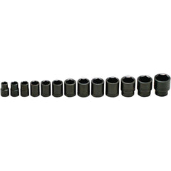 Wright Tool & Forge - 13 Pc 1/2" Drive Impact Socket Set - Exact Tool & Supply