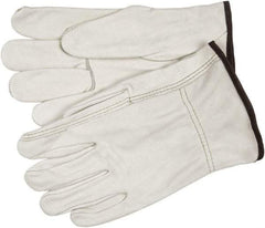 MCR Safety - Size XL General Protection Work Gloves - For Work & Driver, Uncoated, Tan, Paired - Exact Tool & Supply
