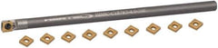 Hertel - 0.286 Inch Min Diam of Smallest Bar, 2 Inch Min Diam of Largest Bar, Carbide Indexable Boring Bar Set - CD.. Insert Style, Screw Holding Method - Exact Tool & Supply
