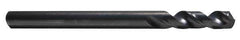 Cleveland - Letter Q 135° Cobalt Jobber Drill - Oxide Finish, Right Hand Cut, Spiral Flute, Straight Shank, 4-3/4" OAL, Split Point - Exact Tool & Supply