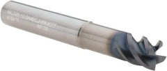 Walter-Prototyp - 10.01mm, 10mm LOC, 10mm Shank Diam, 3" OAL, 4 Flute, Solid Carbide Square End Mill - Single End, TiAlN Finish, Helical Flute, Centercutting, Right Hand Cut, Right Hand Flute - Exact Tool & Supply