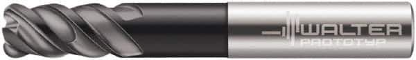 Walter-Prototyp - 19.99mm, 4 Flute, Single End, Solid Carbide, 0.02" Corner Radius End Mill - 4" OAL, 50° Helix, Right Hand Flute, 38mm LOC, Right Hand Cut, - Exact Tool & Supply