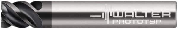 Walter-Prototyp - 8mm, 4 Flute, Single End, Solid Carbide, 0.006" Corner Radius End Mill - 2" OAL, 50° Helix, Right Hand Flute, 8mm LOC, Right Hand Cut, - Exact Tool & Supply