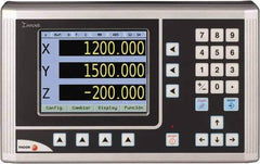 Fagor - 4 Axis, Milling DRO System - 1µm Resolution, 5µmm Accuracy, LCD Display - Exact Tool & Supply