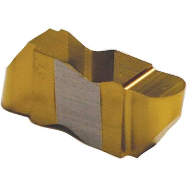 Tool-Flo - 3094FLRP Grade C3, 4.8mm Cutting Width Carbide Grooving Insert - 4.57mm Max Depth of Cut, Left Hand, 2.39mm Corner Radius, Uncoated - Exact Tool & Supply