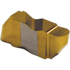 Tool-Flo - 3047FLRP Grade AC3R, 2.39mm Cutting Width Carbide Grooving Insert - 4.57mm Max Depth of Cut, Right Hand, 1.19mm Corner Radius, TiAlN Finish - Exact Tool & Supply