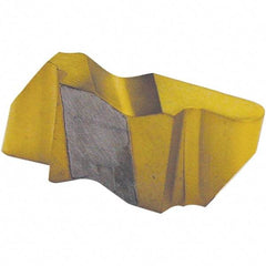 Tool-Flo - 3047FLR Grade C3, 2.39mm Cutting Width Carbide Grooving Insert - 4.57mm Max Depth of Cut, Right Hand, 1.19mm Corner Radius, Uncoated - Exact Tool & Supply