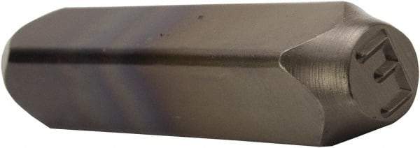 C.H. Hanson - 5/32" Character Size, E Character, Heavy Duty Individual Steel Stamp - Exact Tool & Supply