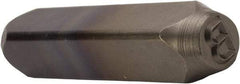 C.H. Hanson - 5/8" Character Size, B Character, Heavy Duty Individual Steel Stamp - Exact Tool & Supply