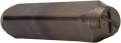 C.H. Hanson - 5/8" Character Size, X Character, Heavy Duty Individual Steel Stamp - Exact Tool & Supply