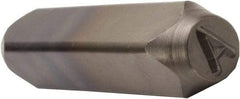 C.H. Hanson - 5/8" Character Size, A Character, Heavy Duty Individual Steel Stamp - Exact Tool & Supply