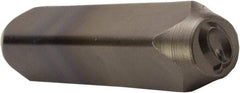 C.H. Hanson - 5/32" Character Size, Q Character, Heavy Duty Individual Steel Stamp - Exact Tool & Supply