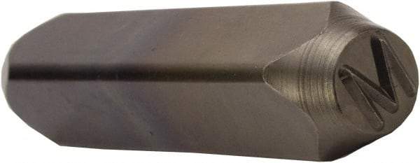 C.H. Hanson - 5/32" Character Size, M Character, Heavy Duty Individual Steel Stamp - Exact Tool & Supply