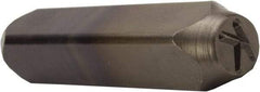 C.H. Hanson - 5/32" Character Size, K Character, Heavy Duty Individual Steel Stamp - Exact Tool & Supply