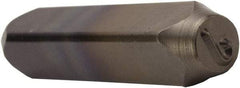 C.H. Hanson - 5/32" Character Size, J Character, Heavy Duty Individual Steel Stamp - Exact Tool & Supply