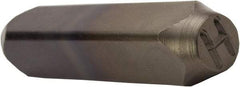 C.H. Hanson - 1/4" Character Size, H Character, Heavy Duty Individual Steel Stamp - Exact Tool & Supply