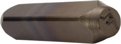 C.H. Hanson - 5/32" Character Size, F Character, Heavy Duty Individual Steel Stamp - Exact Tool & Supply