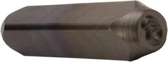 C.H. Hanson - 5/32" Character Size, 6 Character, Heavy Duty Individual Steel Stamp - Exact Tool & Supply