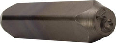 C.H. Hanson - 5/32" Character Size, 3 Character, Heavy Duty Individual Steel Stamp - Exact Tool & Supply