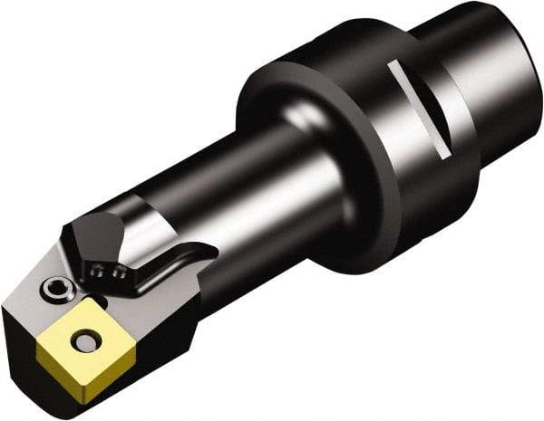Sandvik Coromant - Left Hand Cut, Size C6, CNMG 432 Insert Compatiblity, Modular Turning & Profiling Cutting Unit Head - 17mm Ctr to Cutting Edge, 100mm Head Length, Through Coolant, Series T-Max P - Exact Tool & Supply