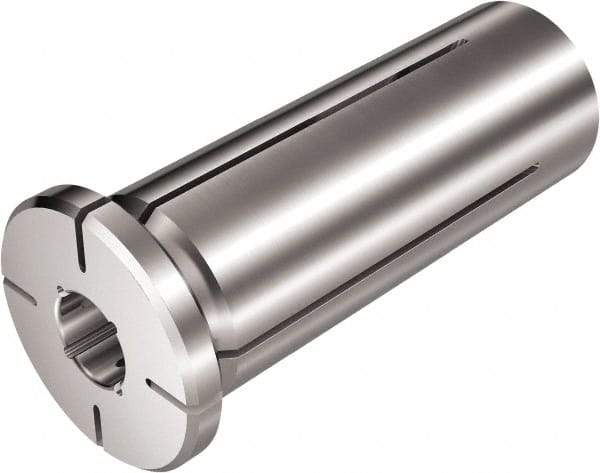 Sandvik Coromant - 24.7mm ID x 32mm OD, 1.4173" Head Diam, Slotted Hydraulic Chuck Sleeve - Steel, 2.3622" Length Under Head, Through Coolant - Exact Tool & Supply