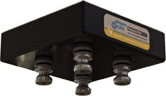 Jergens - 130mm Long x 130mm Wide x 130mm High Steel Fixture Plate - 130mm Plate Thickness - Exact Tool & Supply