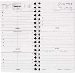 AT-A-GLANCE - 485 Sheet, 3-1/4 x 6-1/4", Weekly Appointment Refill - White - Exact Tool & Supply