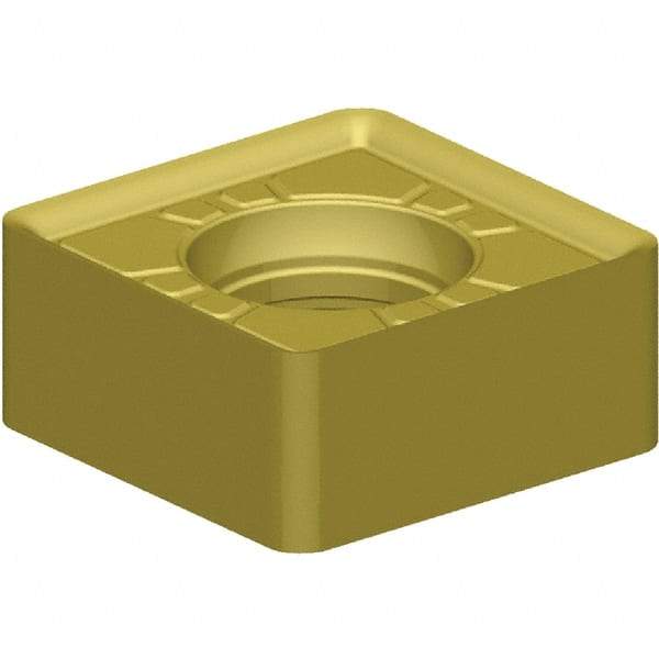 Kennametal - SNPJ31253 GD Grade KCPM40 Carbide Milling Insert - TiAlN/AlCrN Finish, 0.157" Thick, 10mm Inscribed Circle, 3/64" Corner Radius - Exact Tool & Supply