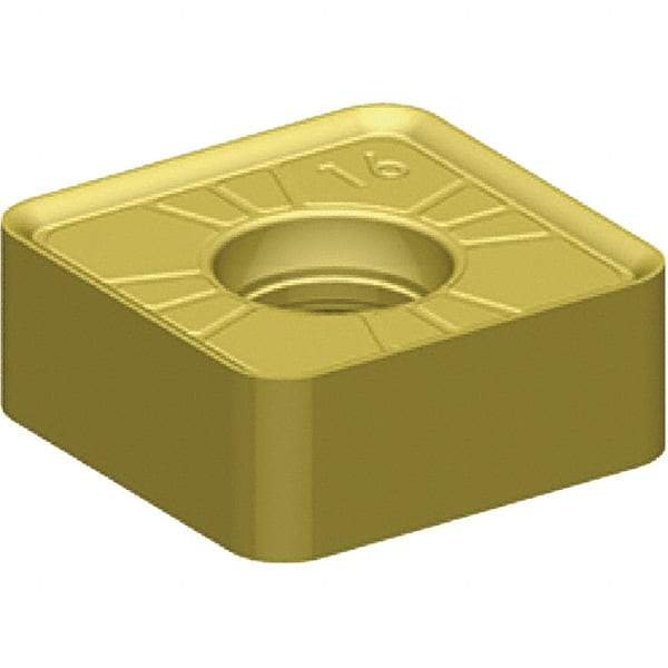 Kennametal - SNPJ444 GD Grade KCPM40 Carbide Milling Insert - TiAlN/AlCrN Finish, 0.178" Thick, 1/2" Inscribed Circle, 1/16" Corner Radius - Exact Tool & Supply