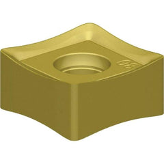 Kennametal - SNHJ444 LD Grade KC520M Carbide Milling Insert - TiAlN Finish, 1/4" Thick, 1/2" Inscribed Circle, 1/16" Corner Radius - Exact Tool & Supply