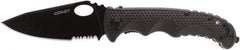 Coast Cutlery - 3-29/32" Blade, 8.9" OAL, Tactical Knife - 5" Closed Length, Glass-Filled Nylon - Exact Tool & Supply