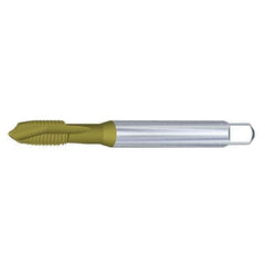 Kennametal - M33x3.50 Metric, 4 Flute, Oxide Finish, Vanadium High Speed Steel Spiral Point Tap - Plug Chamfer, Right Hand Thread, 180mm OAL, 42mm Thread Length, 25mm Shank Diam, 6H Class of Fit, Series T820 - Exact Tool & Supply