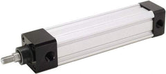 ARO/Ingersoll-Rand - 6" Stroke x 2-1/2" Bore Double Acting Air Cylinder - 3/8 Port, 7/16-20 Rod Thread, 250 Max psi, 185°F - Exact Tool & Supply