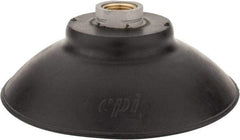 De-Sta-Co - 3/8 NPT Female Port, Flat, Vertical Vacuum Pad - Nitrile - Exact Tool & Supply