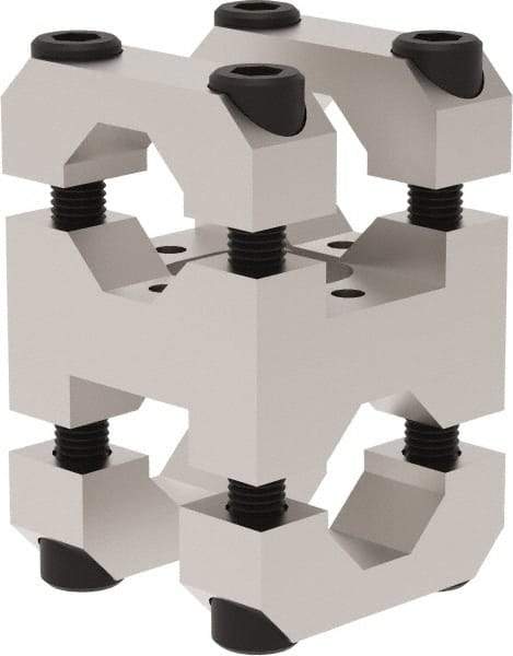 De-Sta-Co - Aluminum Transition Bracket - 104.8mm OAL, Use with BodyBuilder End Effector Systems, Includes Alignment Nuts - Exact Tool & Supply