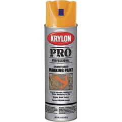 Krylon - 15 fl oz Orange Marking Paint - Solvent Base Formula - Exact Tool & Supply