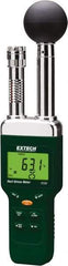 Extech - Thermometer/Hygrometers & Barometers Type: Heat Stress WBGT Meter Minimum Relative Humidity (%): 1 - Exact Tool & Supply