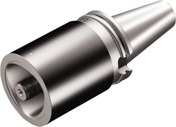 Sandvik Coromant - C10 System Size, CAT50 Taper, Modular Tool Holding System Adapter - 140mm Projection, 3-15/16" Body Diam, 241.8mm OAL, Through Coolant - Exact Tool & Supply