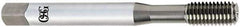 OSG - M5x0.80 Metric Coarse D6 Thread Limit Modified Bottoming Thread Forming Tap - Cobalt, TiCN Finish, 2-3/8" OAL, 7/8" Thread Length, Right Hand Thread, Series 14101 - Exact Tool & Supply