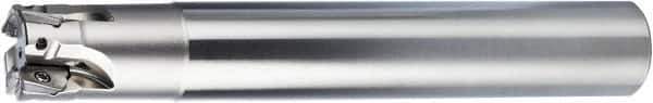 OSG - 1" Cut Diam, 1" Shank Diam, 97.3mm OAL, Indexable Square Shoulder End Mill - ZD_T11... Inserts, Weldon Shank, 90° Lead Angle, Through Coolant, Series PHOENIX-PSE - Exact Tool & Supply