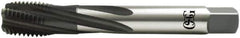 OSG - 1-1/4 - 7 UNC 5 Flute 2B Modified Bottoming Spiral Flute Tap - Vanadium High Speed Steel, Oxide Finish, 180mm OAL, Right Hand Flute, Right Hand Thread, Series 13024 - Exact Tool & Supply