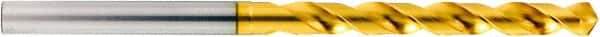 OSG - 2mm 130° Vanadium High Speed Steel Jobber Drill - TiAlN Finish, Right Hand Cut, Spiral Flute, Straight Shank, 56mm OAL, Standard Point - Exact Tool & Supply