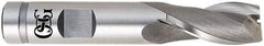 OSG - 1", 1-5/8" LOC, 1" Shank Diam, 4-1/8" OAL, 2 Flute, Powdered Metal Square End Mill - Single End, Uncoated, Spiral Flute, Right Hand Cut, Right Hand Flute, Series 620 - Exact Tool & Supply